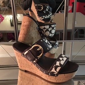Coach wedges